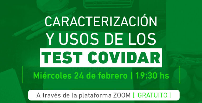 Caracterización y usos de los TEST COVIDAR