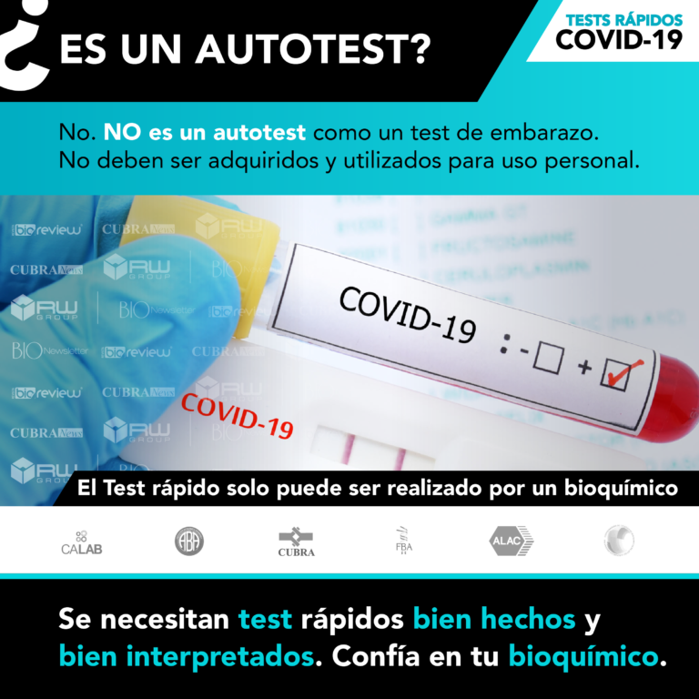 Test Rápido COVID-19: ¿Es un autotest?