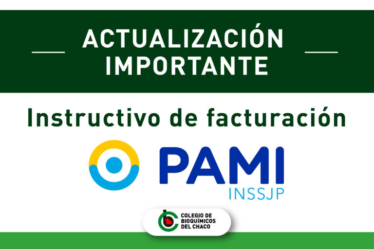 Actualización importante en el instructivo de facturación de PAMI