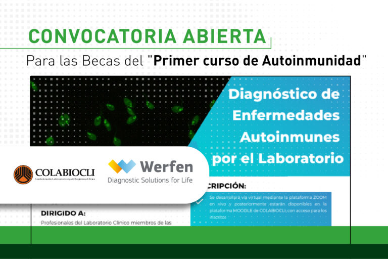 Participá por una beca en el curso virtual “Diagnóstico de Enfermedad Autoinmunes por el Laboratorio”