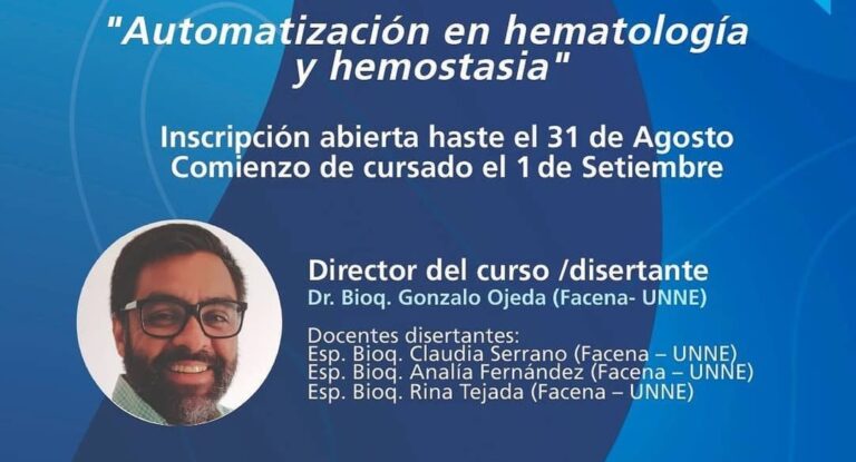 Sorteo de 2 Becas para el curso «Automatización en hematología y hemostasia»
