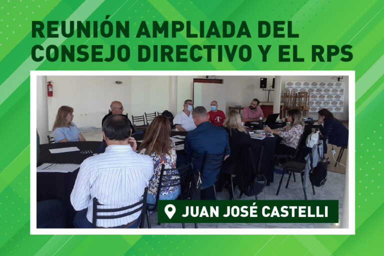 El Consejo Directivo se reunió en Castelli con matriculados locales