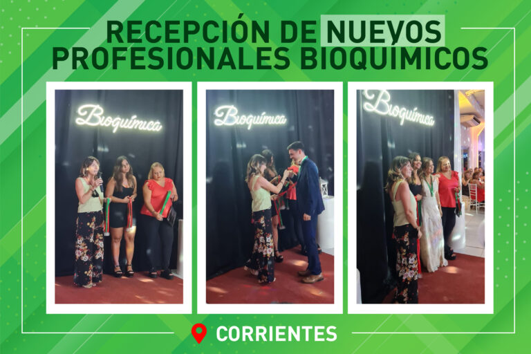 Recepción de bioquímicos