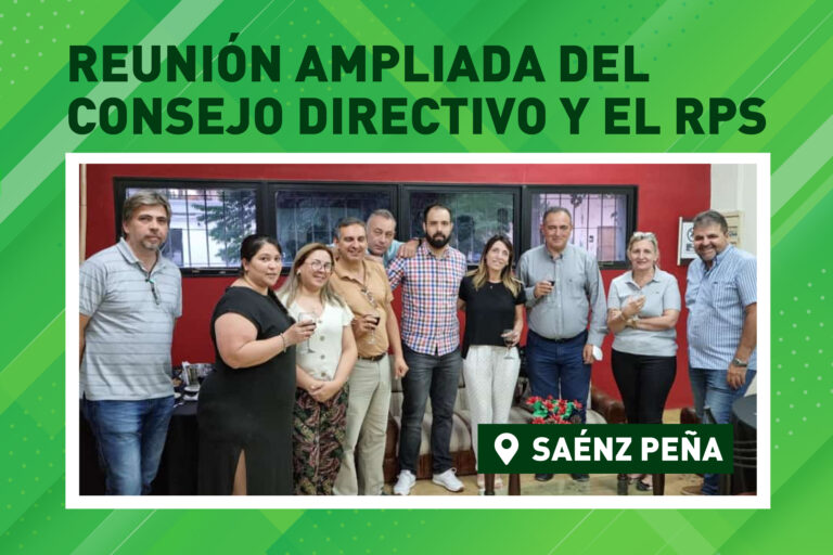 El Consejo Directivo se reunió con matriculados en Saénz Peña