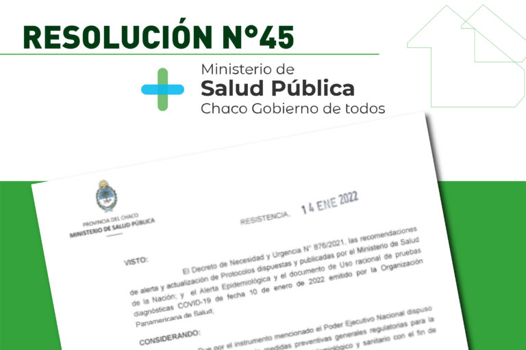 Chaco: Actualización de Alerta Covid-19, protocolo y recomendaciones sanitarias