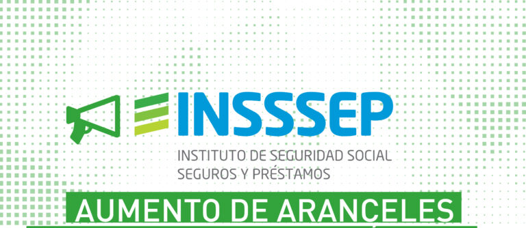 INSSSEP: aumento de aranceles