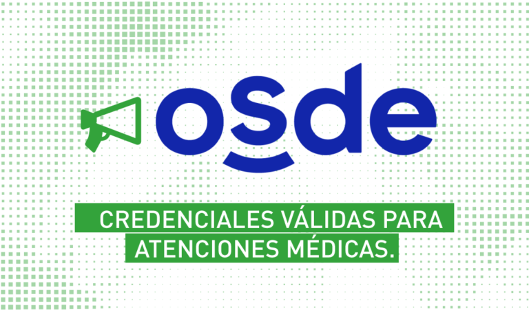 Credenciales válidas de OSDE