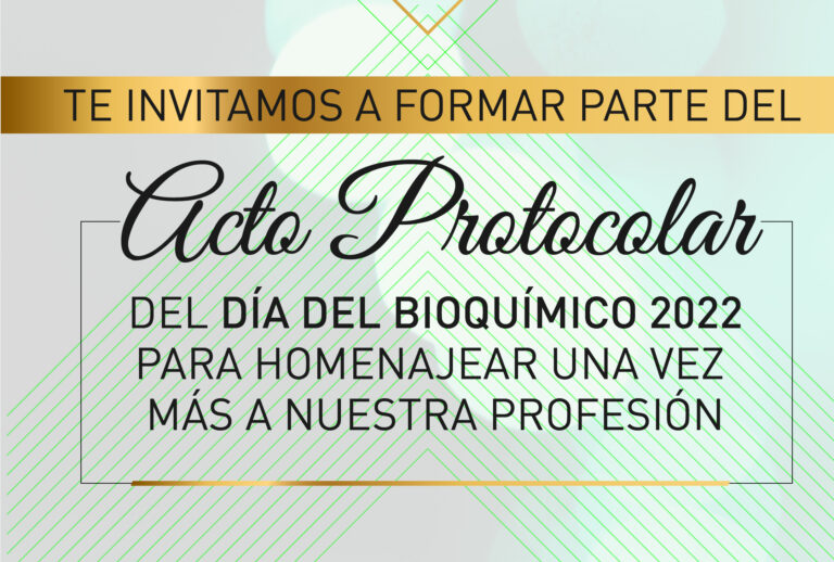 Acto protocolar del Día del Bioquímico 2022