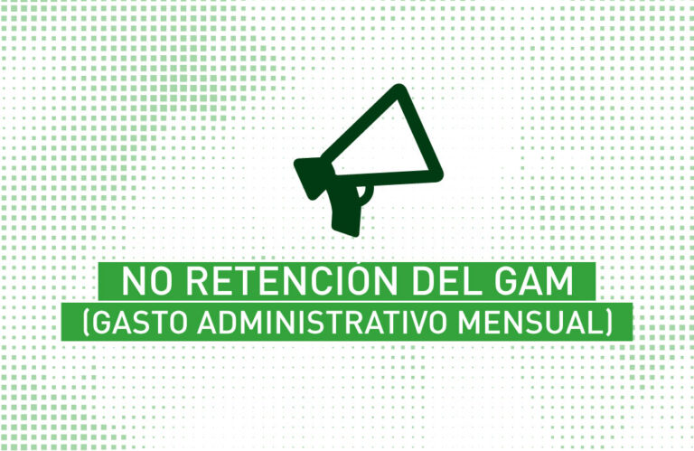 No retención del GAM