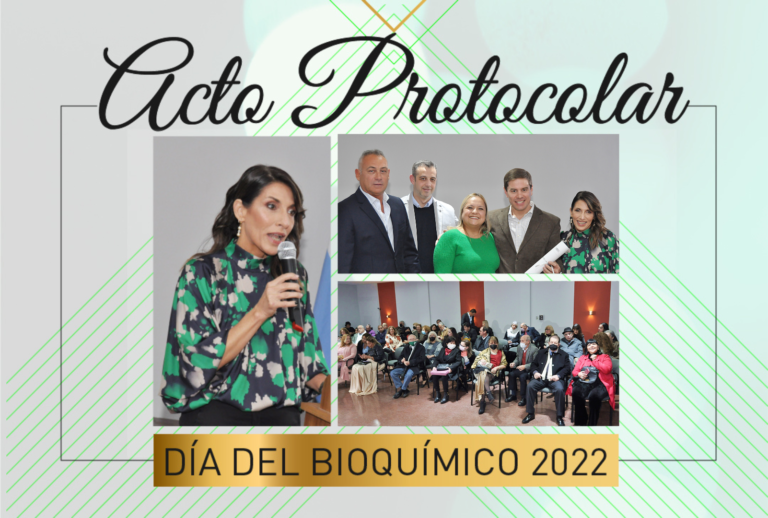 Acto protocolar del día del bioquímico 2022