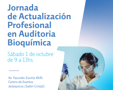 Jornada: Actualización Profesional de Autonomía Bioquímica