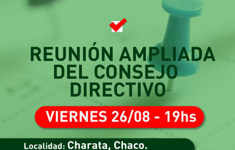 Reunión Ampliada en Charata