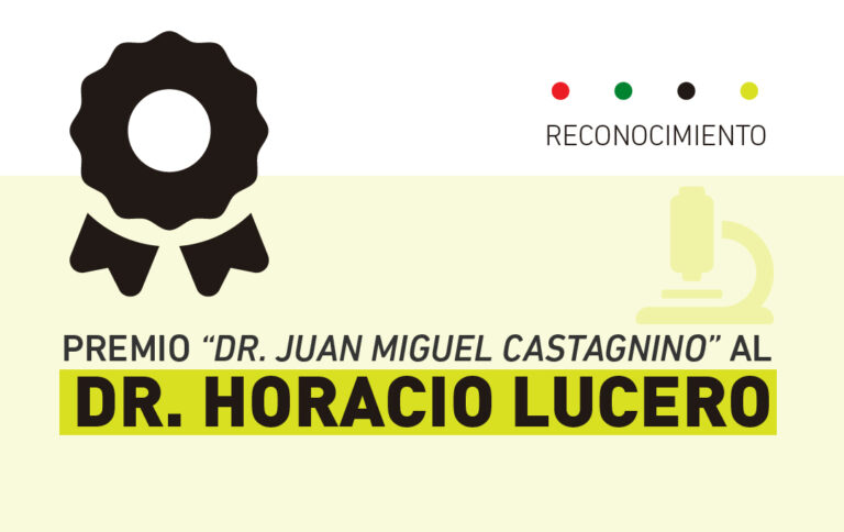 ¡Felicitaciones Dr. Horacio Lucero!