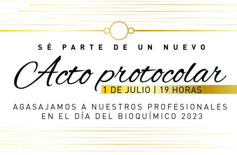 Acto protocolar del Día del Bioquímico 2023