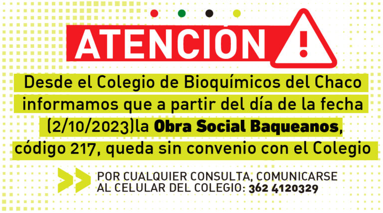 ¡ATENCIÓN! Obra Social Baqueanos – Sin convenio