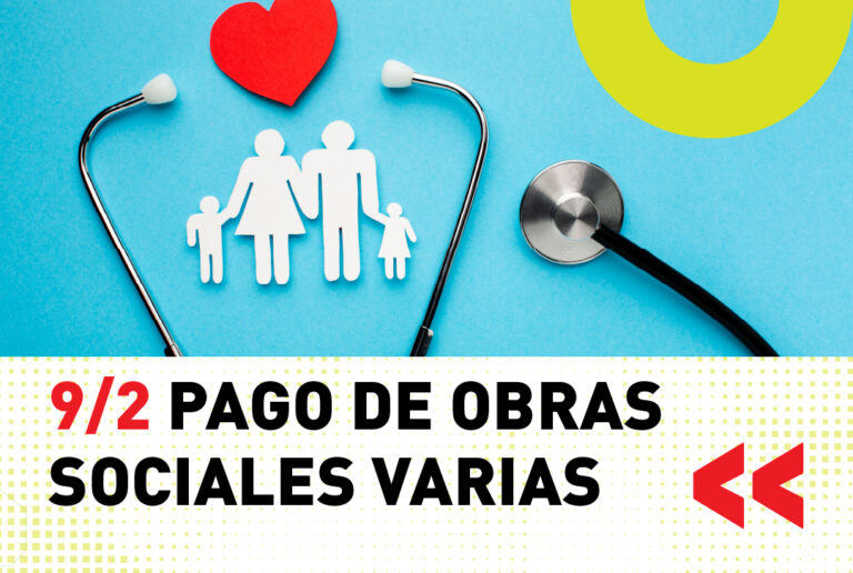 9/2 PAGO DE OBRAS SOCIALES VARIAS