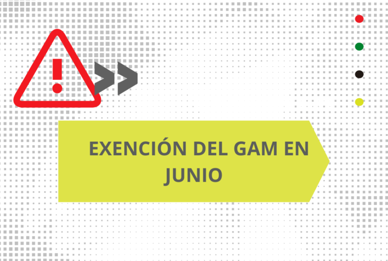 Exención del GAM en Junio