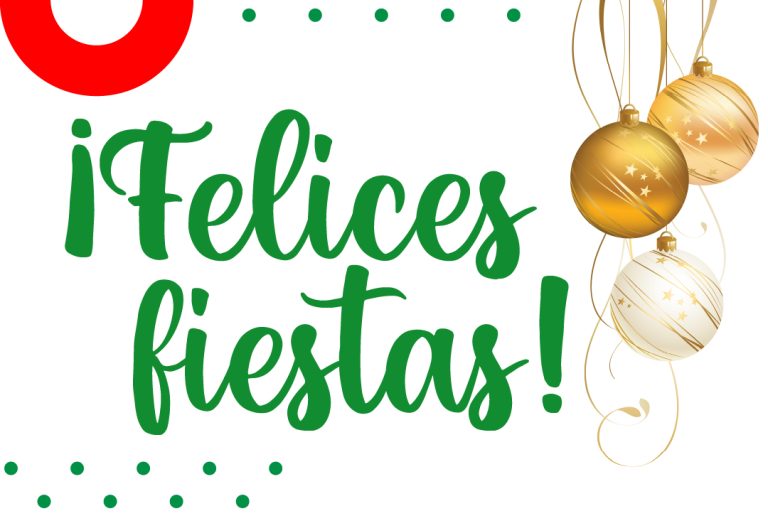 ¡Felices fiestas!