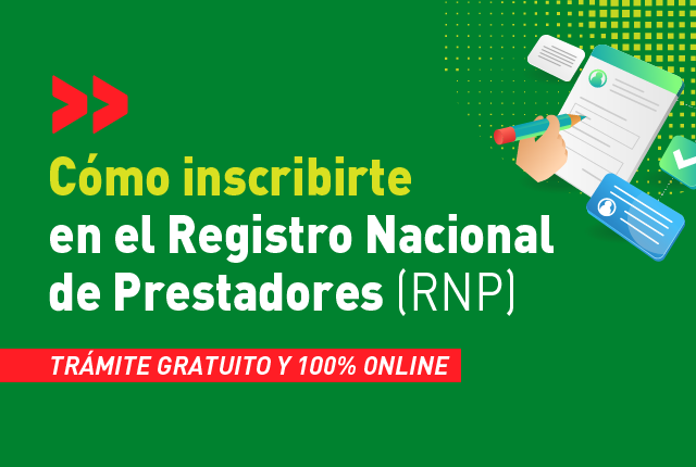 Registro Nacional de Prestadores: Inscripción y Reinscripción para Profesionales de la Salud