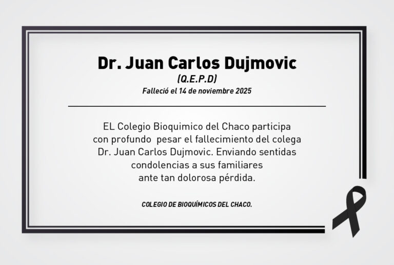 Fallecimiento Juan Carlos Dujmovic